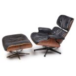 Lounge Chair und Ottoman, Design/Entwurf: Charles & Ray Eames, 1957, Hersteller: Herman Miller um 19