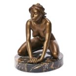 Arno Breker, Bronze, "Mädchen mit Tuch"