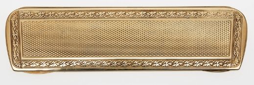 Flaches Gold-Etui, Hofjuw. Moritz Hübner, Wien 1922 - 1925