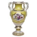 Schlangenhenkelvase, Meissen Pfeifferzeit (1924-´34).