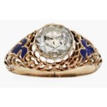 Diamant-Ring um 1890