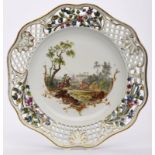 Teller "Hirschjagd", Meissen Punktzeit (1763-´80).