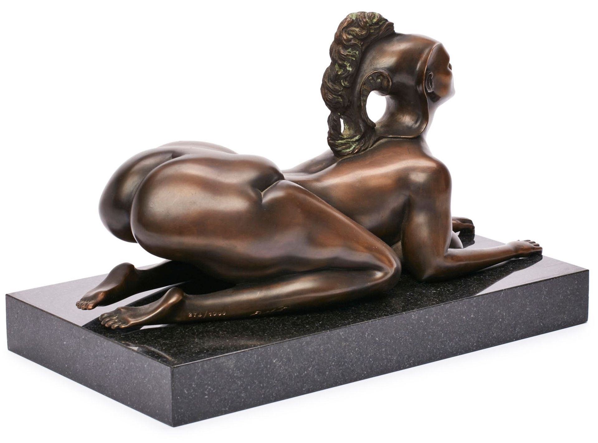 Bronze Ernst Fuchs: "Sphinx I", um 1977. - Bild 3 aus 3