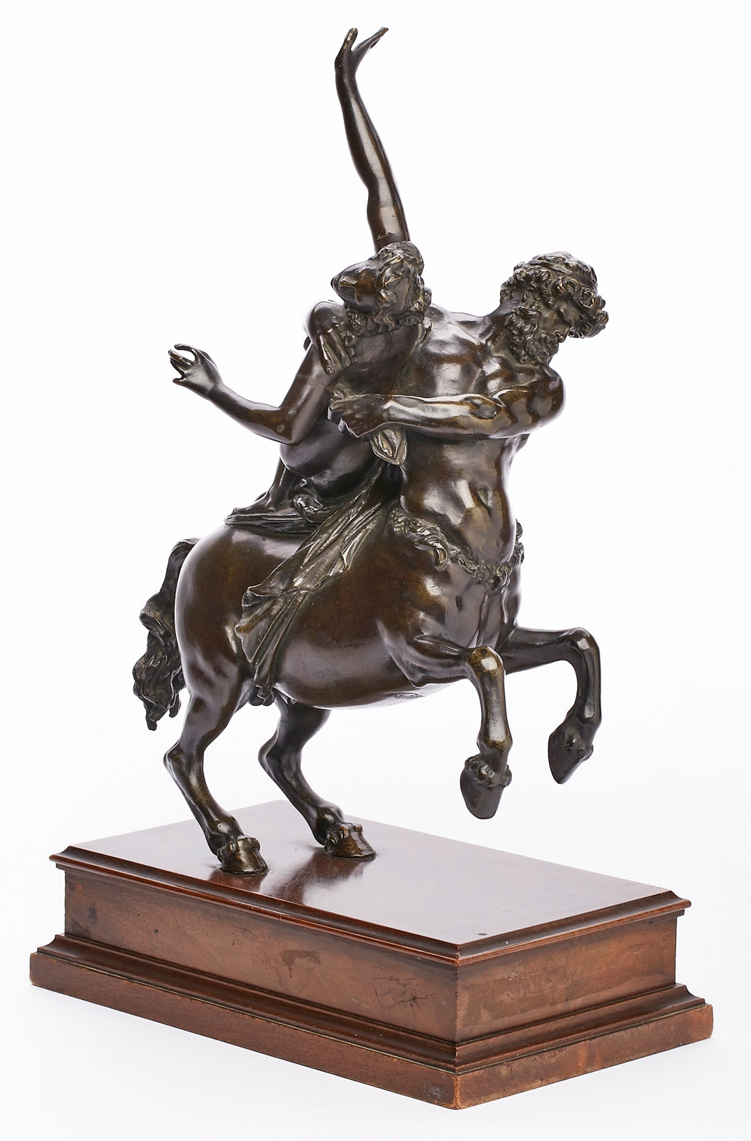 Bronze nach Renaissance-Vorbild: "Nessus raubt Deianeira", Italien um 1860. - Image 2 of 3