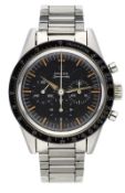 Herrenarmbanduhr/Chronograph Omega Speedmaster, sog.Pre-Moon, 1961