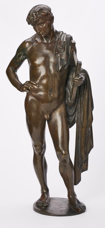 Gr. Bronze Georg Mattes, "Orpheus"
