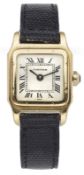 Damenarmbanduhr Cartier "Santos Dumont", 1980er Jahre