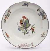 Kl. Teller "Schmetterling", Meissen um 1750.