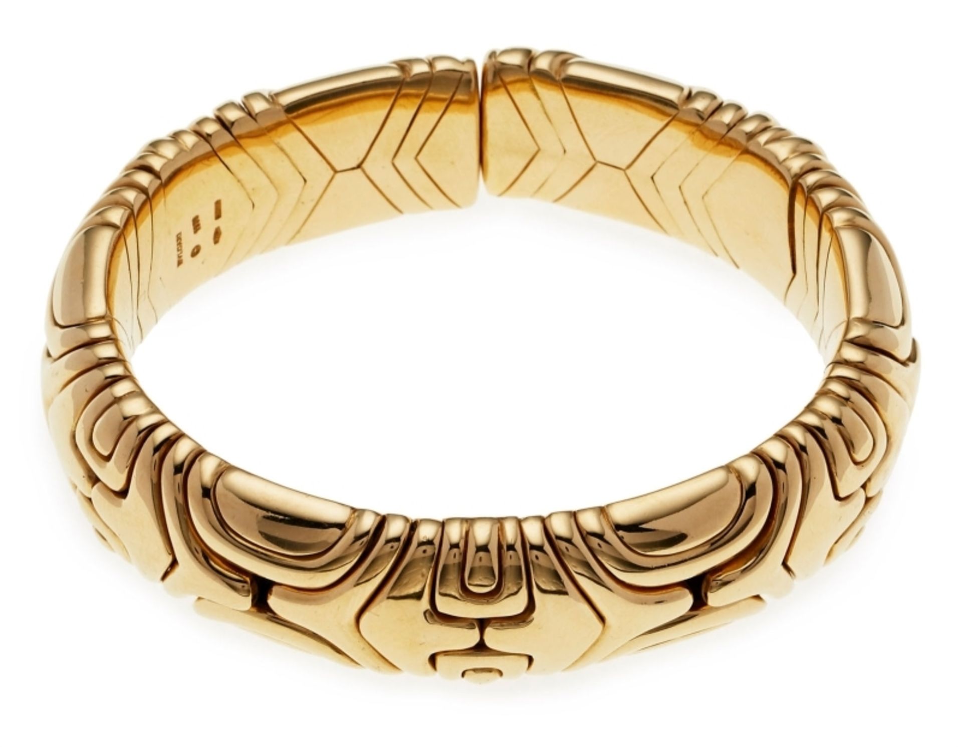 Gold-Armspange Bulgari, Italien 1989