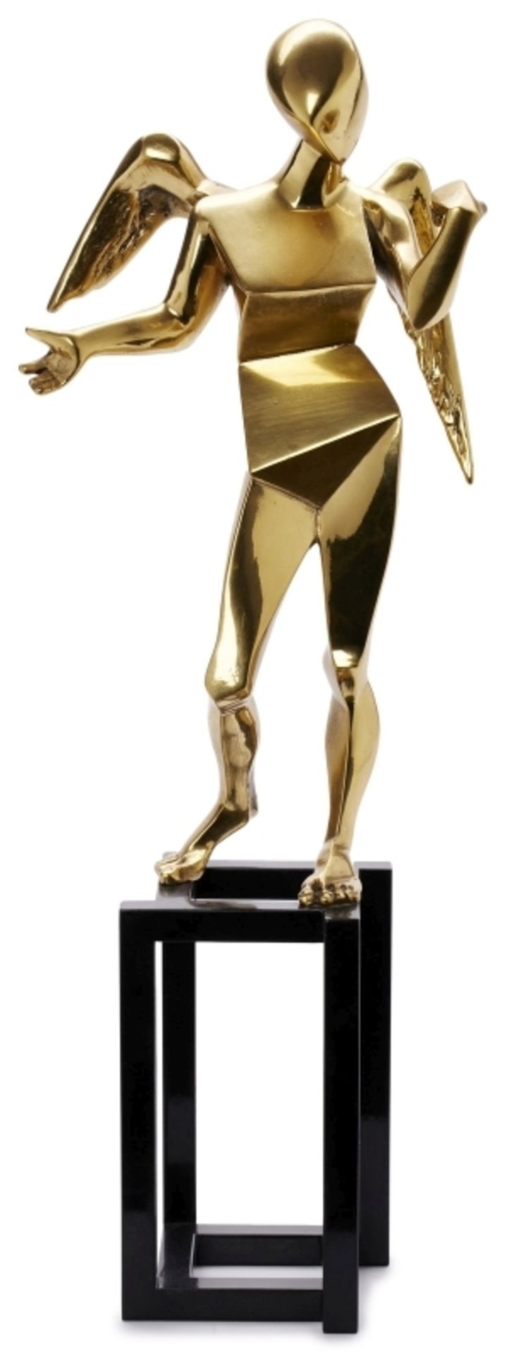 Salvador Dali, Der Kubistische Engel, Bronze