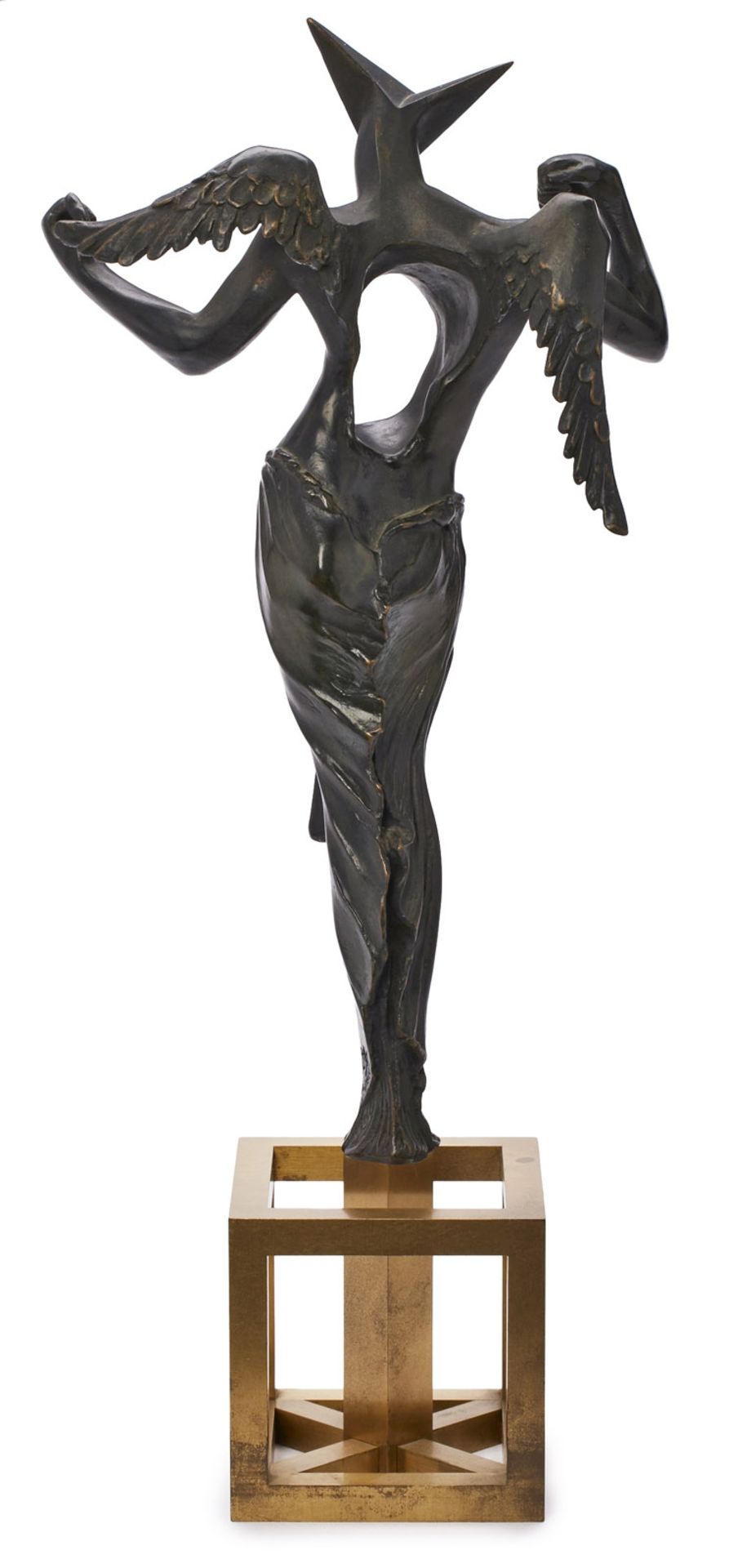 Salvador Dali, Surrealistischer Engel, Bronze - Bild 2 aus 2