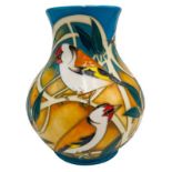 MODERN MOORCROFT VASE BY VICKY LOVATT dated 2011, no. 67/166, 15cm high; together with a MODERN