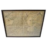 GUILLAME DELISLE, 'CARTE DES PAYS VOISINS DE LA MER CASPIENE' a hand coloured map featuring the