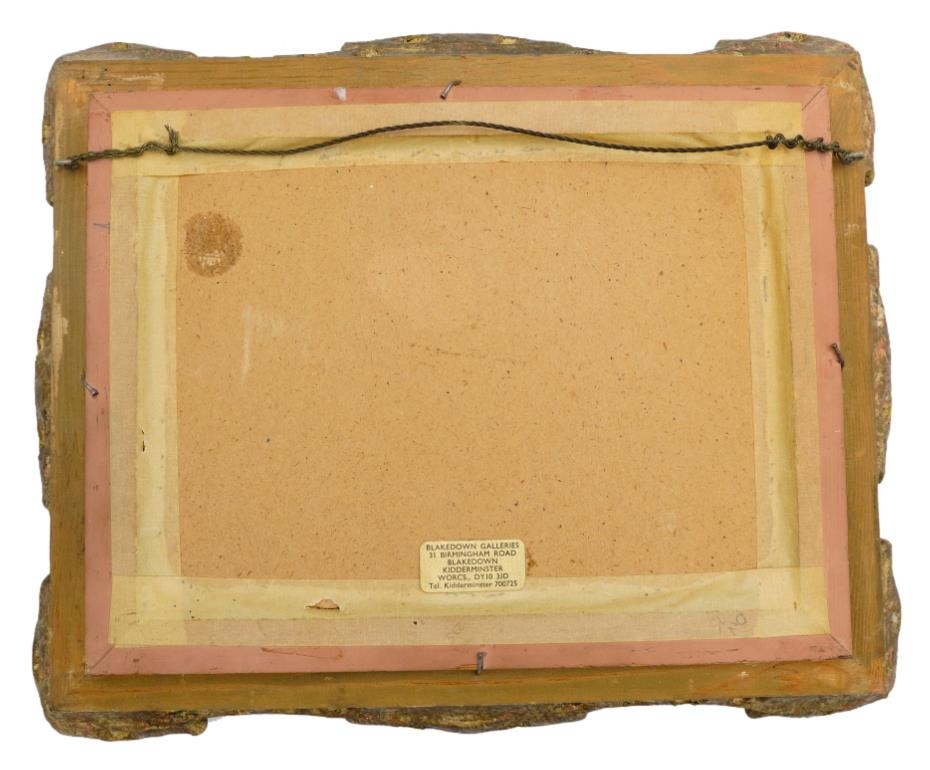 OLIVER CLARE (1853-1927) STILL LIFE FRUIT oil on panel, signed lower right, ornate gilt frame 18cm x - Image 2 of 2