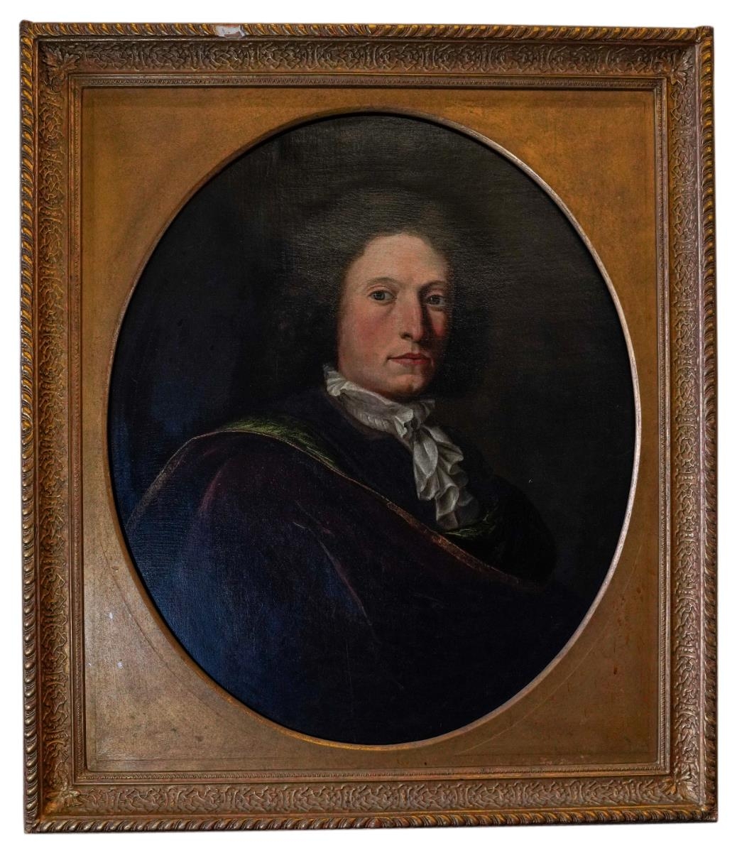 A LATE 18TH CENTURY PORTRAIT OIL ON CANVAS OF THE DUKE OF MONTROSE, MARQUIS OF GRAHAM, artist - Image 2 of 4