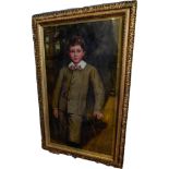 CHARLES GOLDSBOROUGH ANDERSON (1865-1936) PORTRAIT OF A YOUNG BOY oil on canvas, signed