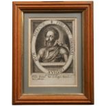 PHILIPP EMANUEL VON LOTHRINGEN HERZOG MERCOEUR, engraving, 16th century and another of George