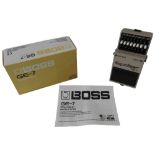 A BOSS GE-7 EQUALIZER PEDAL boxed as new