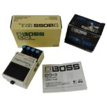 A BOSS DD-3 DIGITAL DELAY PEDAL boxed, and a BOSS PSA-240 AC Power Adaptor. Digital Delay is boxed