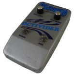 A CLASSIC 1970s COLORSOUND OCTIVIDER PEDAL with old paper label to base 'Repair 16-8-76'. Paint