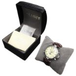 A STAUER GENTLEMANS WRISTWATCH, with box and associated paperwork