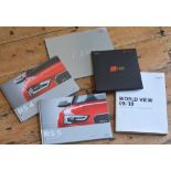 ORIGINAL AUDI RACING SPORT BROCHURES New, unread hardbound factory material covering the Audi R8,