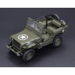 TWO 1:18 JEEP BY NOREV - ARMY AND ROAD SPECIFICATIONS One finished to Army specification with