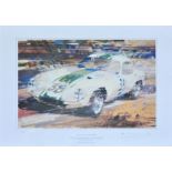 DEXTER BROWN LOTUS ELITE SIGNED PRINT After originals by the artist, signed and numbered limited