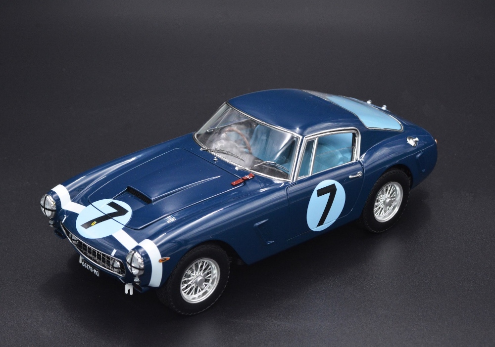 1:18 1961 FERRARI 250 SWB BY HOTWHEELS ELITE 1961 Ferrari 250GT SWB in the Passo Corto team colours,