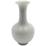 WHITE CRACKLE-GLAZE BALUSTER VASE DAOGUANG SIX CHARACTER MARK AND OF THE PERIOD the sides covered in