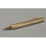 AN 18CT GOLD S MORDAN AND CO PENCIL HOLDER Marked S.Mordan & co. 18. London, 1916. Weight 20.4gms