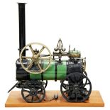 AN INTERESTING ENGINEERED MODEL OF A VICTORIAN STEAM THRESHING ENGINE based on a machine of circa