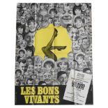 LES BONS VIVANTS (HOW TO KEEP THE RED LAMP BURNING) C1965, A 'FRENCH GRANDE' FILM POSTER