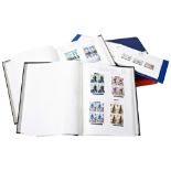 A STOCK ALBUM CONTAINING A SELECTION OF BRITISH MINT STAMPS AND FIRST DAY COVERS and a selection