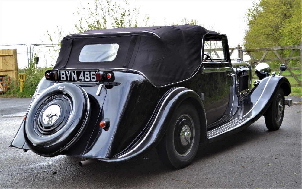 1935 BROUGH SUPERIOR 4.2 LITRE DUAL PURPOSE COUPE Registration Number: BYN 486 Chassis Number: - Image 9 of 26
