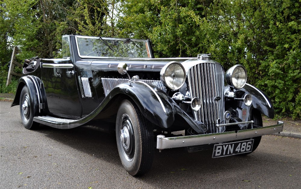 1935 BROUGH SUPERIOR 4.2 LITRE DUAL PURPOSE COUPE Registration Number: BYN 486 Chassis Number: - Image 5 of 26