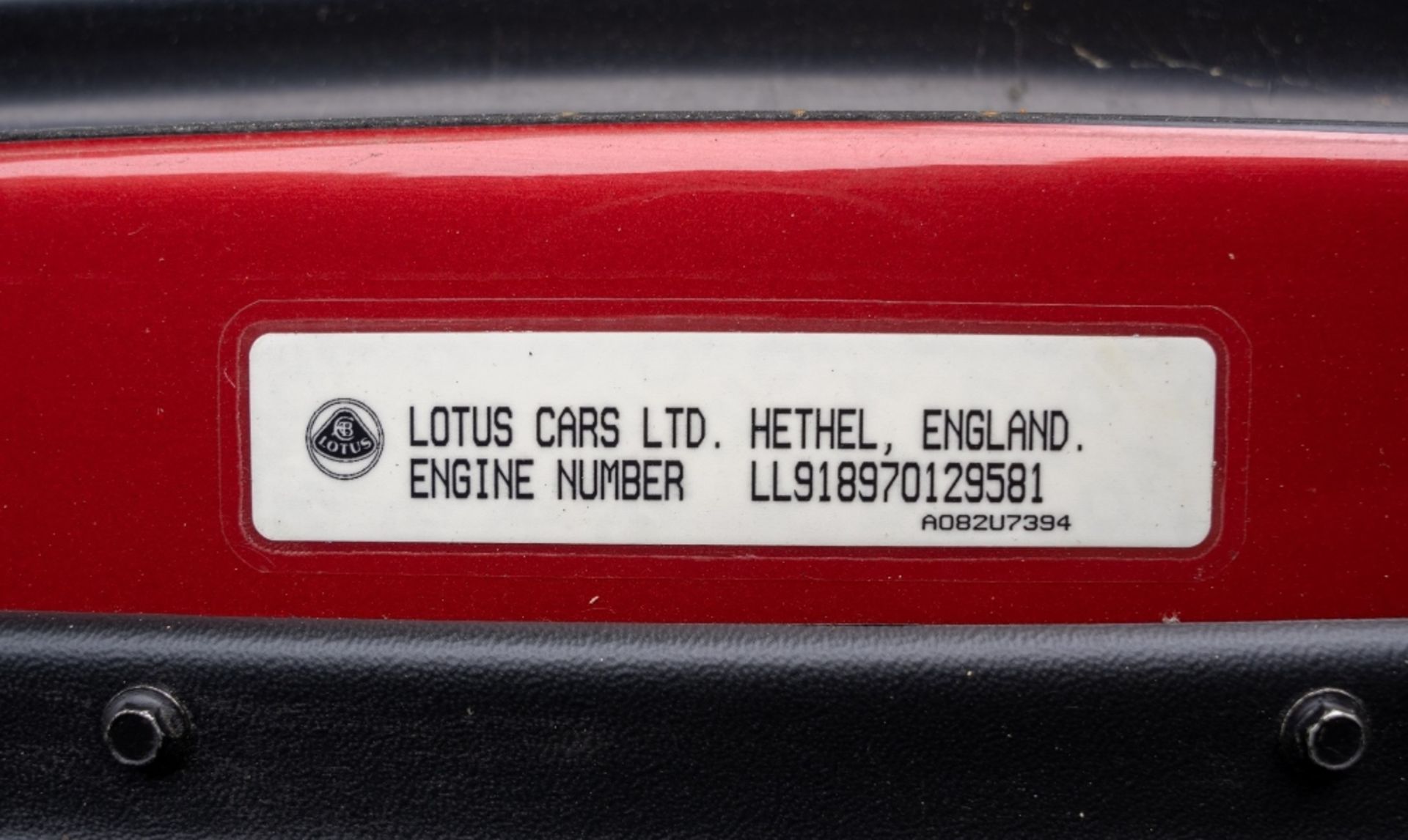 1997 LOTUS ESPRIT V8 Registration Number: R623 EAA                           Chassis Number: - Image 21 of 23