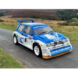 1985 MG Metro 6R4 Works Rally Car Registration Number: C874 EUD Chassis Number: #134  The MG Metro