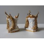A PAIR OF ROYAL WORCESTER STANDS