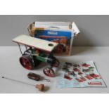 A MAMOD T.E 1a STEAM DRIVEN MODEL TRACTION ENGINE, with original box and paperwork, along with a