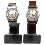 A VINTAGE LACO WRIST WATCH AND AN ORTA WRISTWATCH, circa 1930's, both wind up mechanisms with