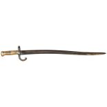 A FRENCH CHASSEPOT BAYONET Note: These bladed products are not for sale to people under the age of