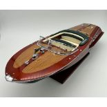 1:10 SCALE RIVA ARISTON MOTORBOAT BY KIADE Produced from 1950 to 1974, and fitted with a powerful