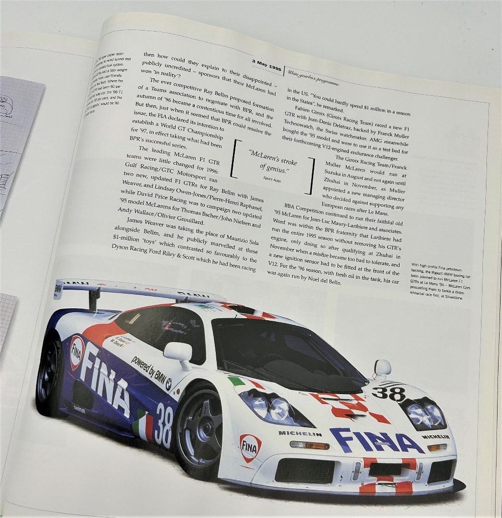 DRIVING AMBITION: THE OFFICIAL INSIDE STORY OF THE MCLAREN F1 This history of the McLaren F1 - Image 3 of 12