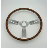 PERIOD 15" LES LESTON AND 12" RACING STEERING WHEELS - Les Leston - 15" Lotus Cortina - Three