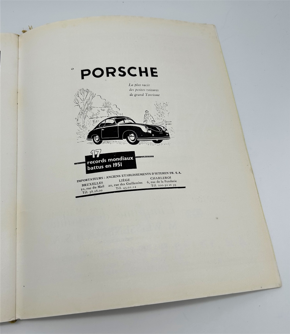 1952 BELGIAN GRAND PRIX PROGRAM, AND OTHER MOTORSPORT ORIENTATED MATERIAL Includes: Background to - Image 6 of 18