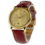 Men's wristwatch SAVAL SWISS. Quartz. With date display. 2. Half 20th century crystal with slight