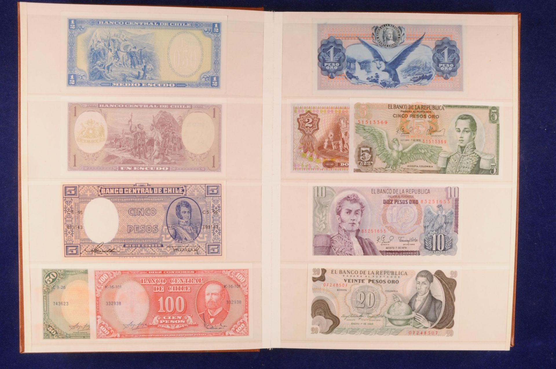 Sammlung Banknoten aus aller Welt in zwei Alben, 20. Jh. ,243 St., Argentina-Nepal und Malta-Indones - Bild 32 aus 44