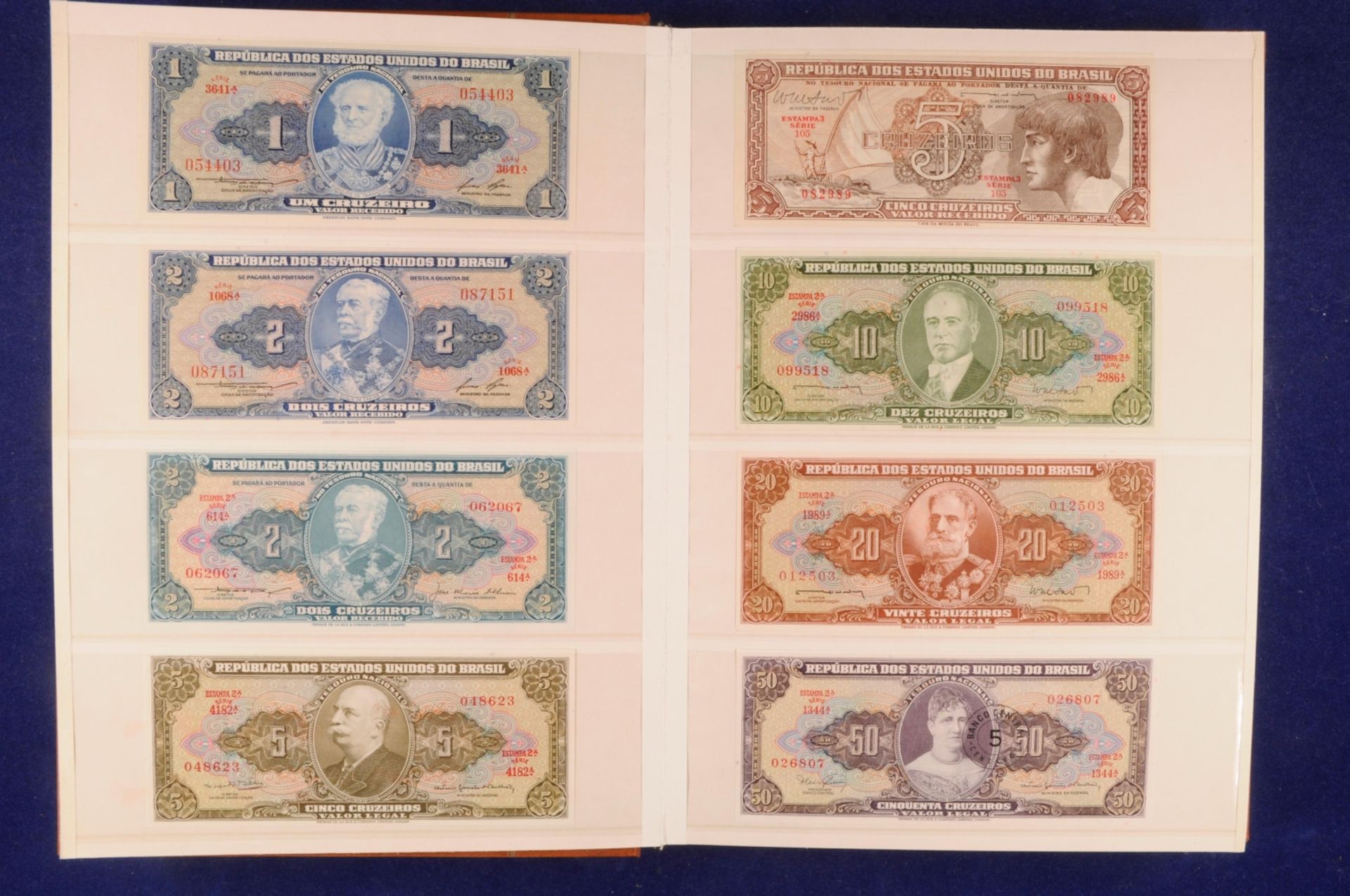 Sammlung Banknoten aus aller Welt in zwei Alben, 20. Jh. ,243 St., Argentina-Nepal und Malta-Indones - Bild 30 aus 44