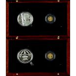 Set to 500 Tugrig silver and 1000 Tugrig Gold, 2008, Frederic Chopin. With certificate in original